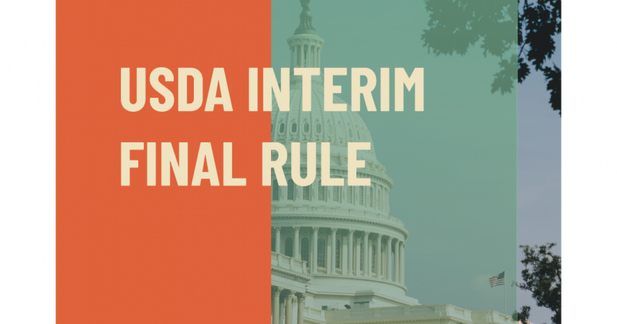 Responding To The USDA’s Interim Final Rule On Hemp