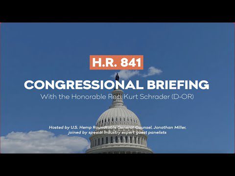 H.R. 841 Congressional Briefing with Rep. Kurt Schrader (D-OR)