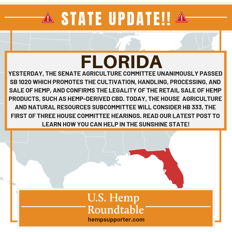 Hemp Moving Forward in Florida
