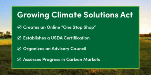 The Growing Climate Solutions Act Passed the Senate by a vote of 92-8. Now on to the House!