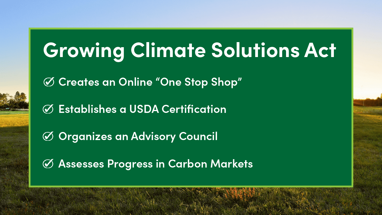The Growing Climate Solutions Act Passed the Senate by a vote of 92-8. Now on to the House!