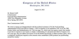 House Leaders Slam FDA Technical Assistance On Hemp Legislation